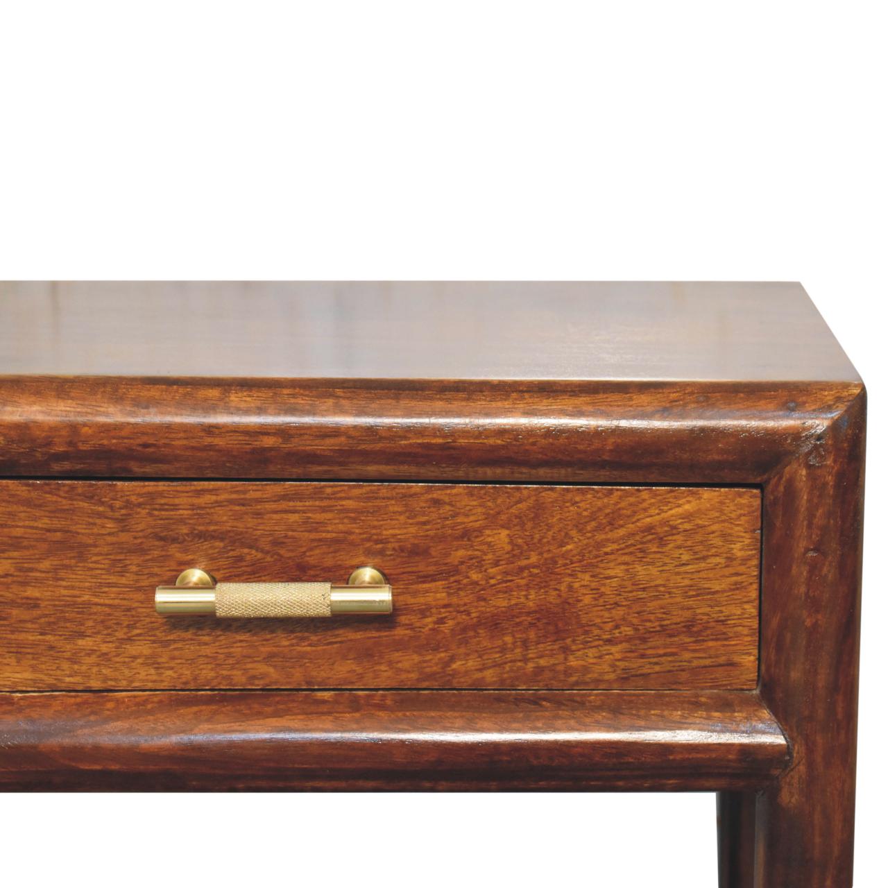 Chestnut T-Bar Bedside-4
