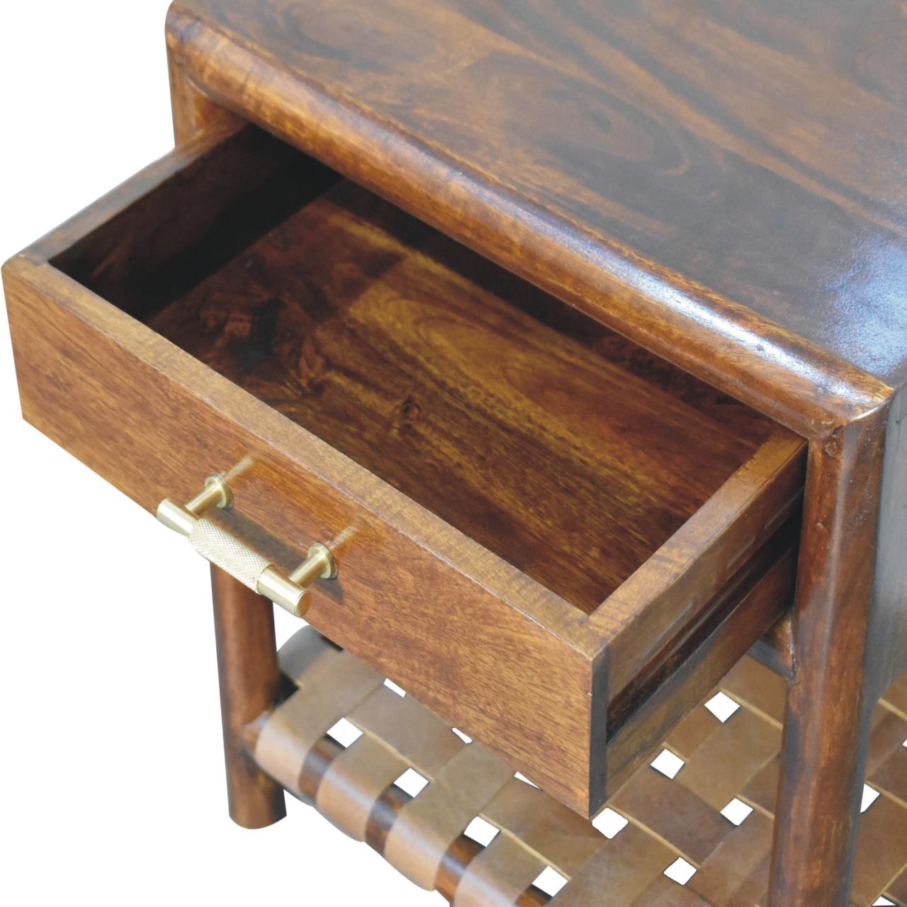 Chestnut T-Bar Bedside-6