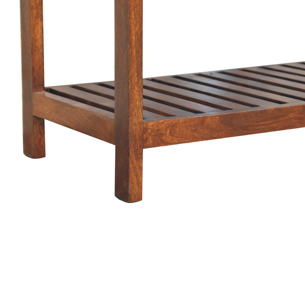 Buffalo Slatted Square Bench-8