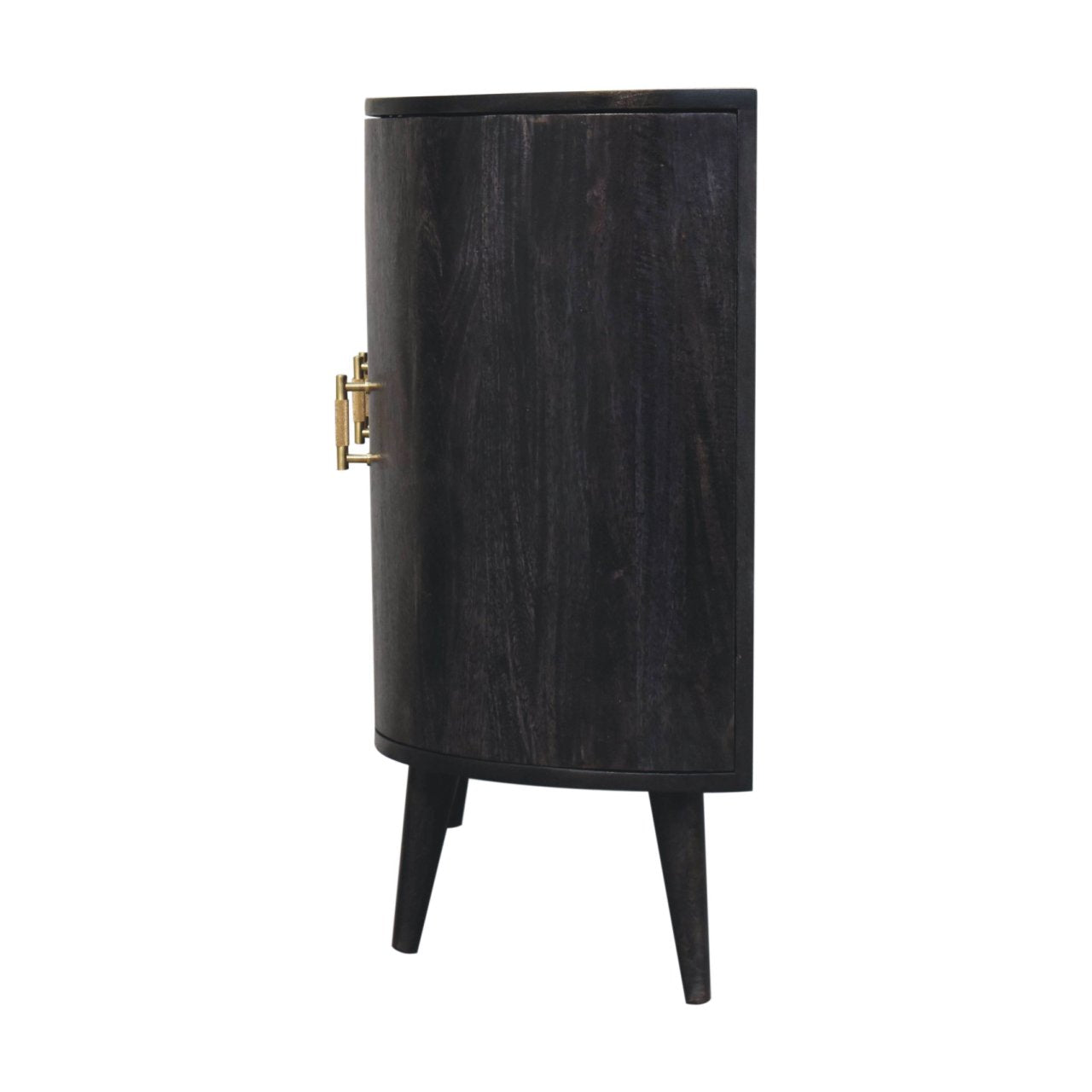 Ash Black T-Bar Quad Cabinet-8