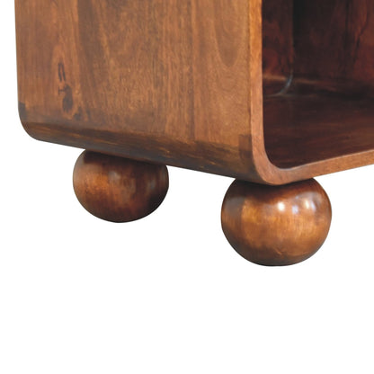 Chestnut Open Woven Bedside-7