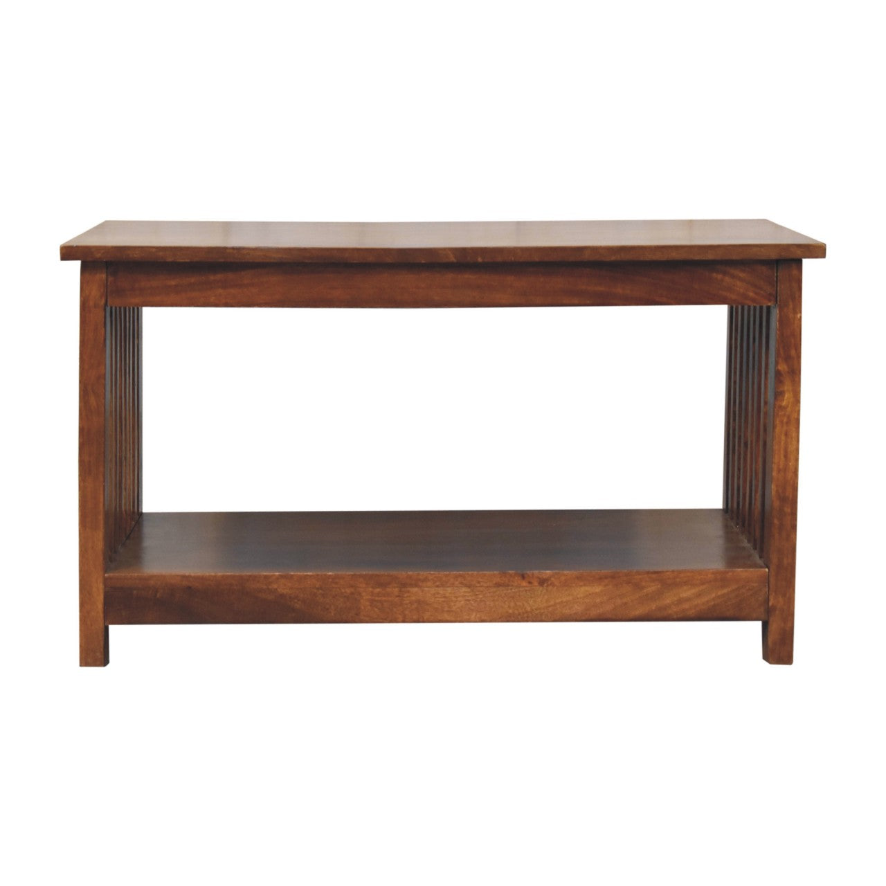 Slatted Chestnut Coffee Table-1