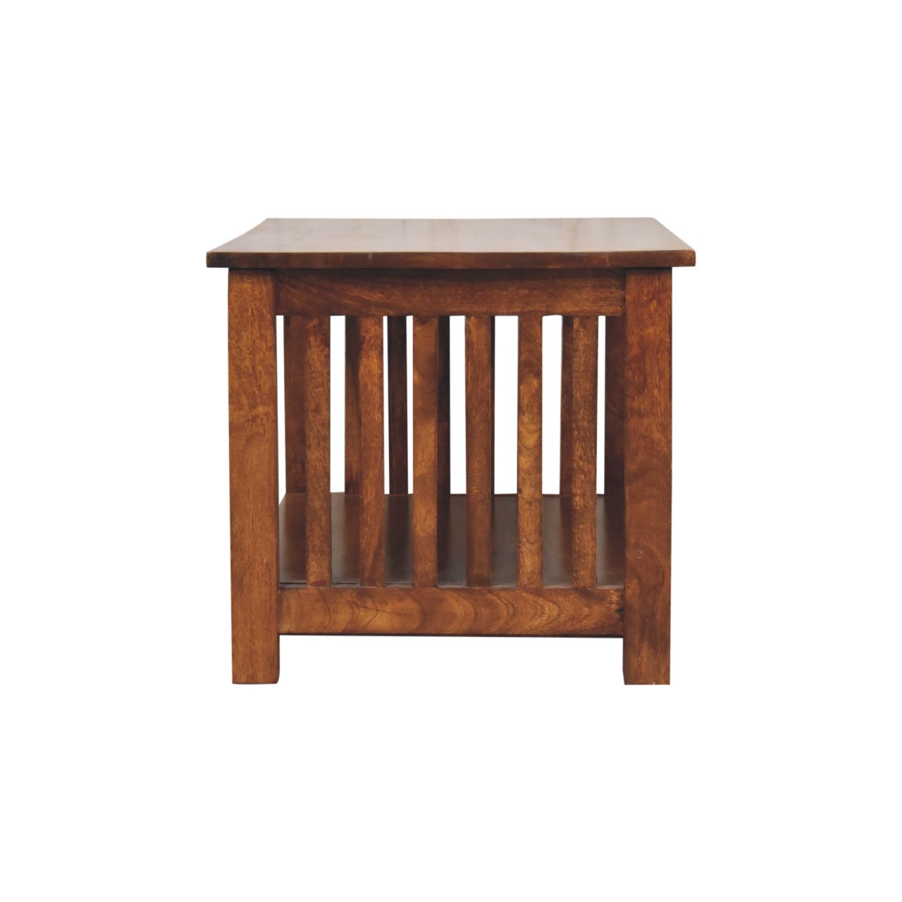 Slatted Chestnut Coffee Table-7