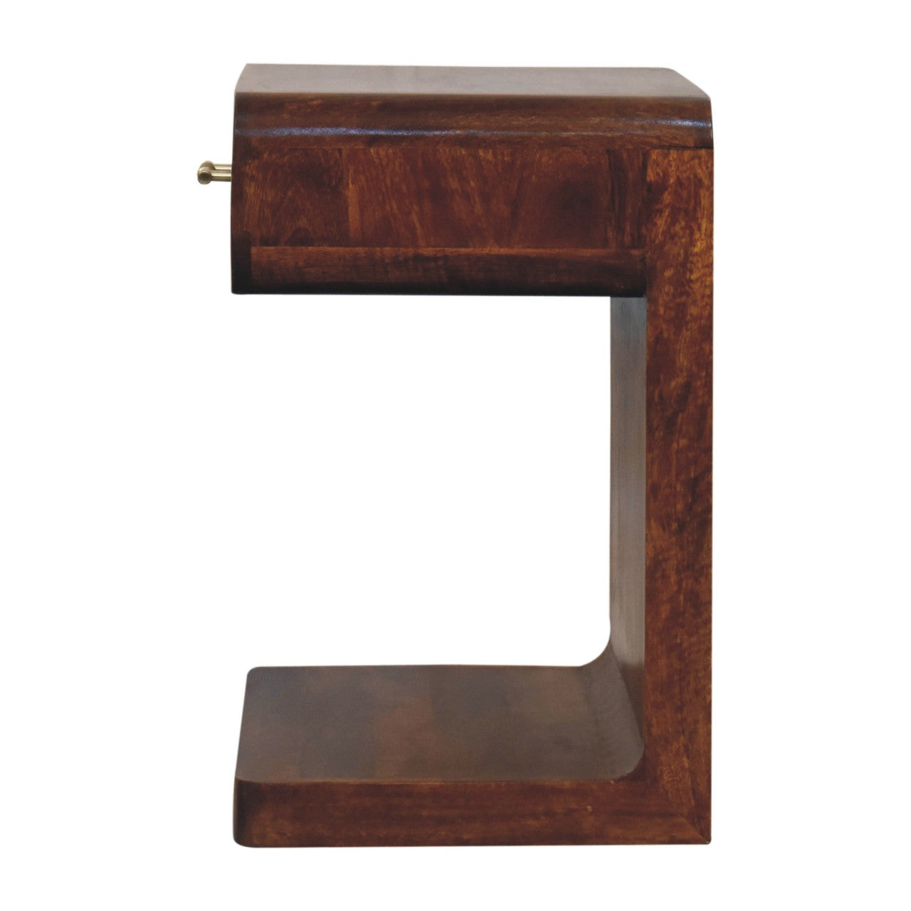 Chestnut T-Bar Rounded Bedside-8