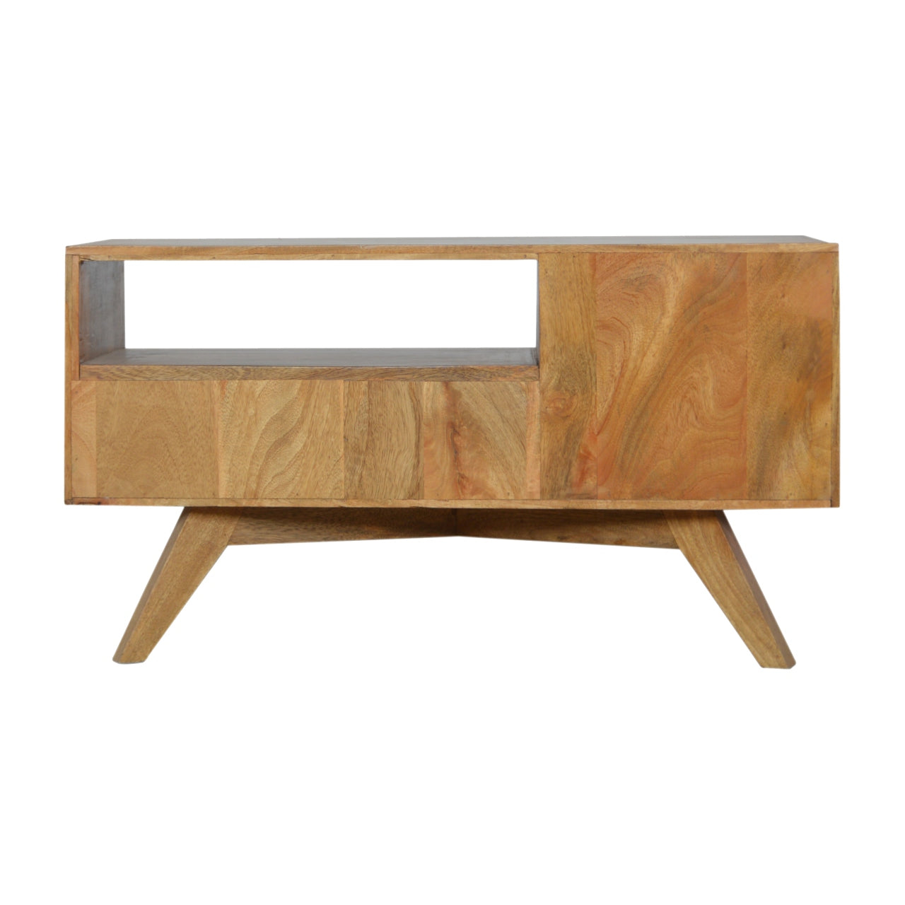 Line Grey Media Unit with Open Slot-8