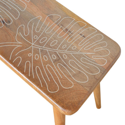 Leaf Resin Print Bench-4