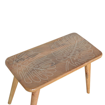 Leaf Resin Print Bench-7