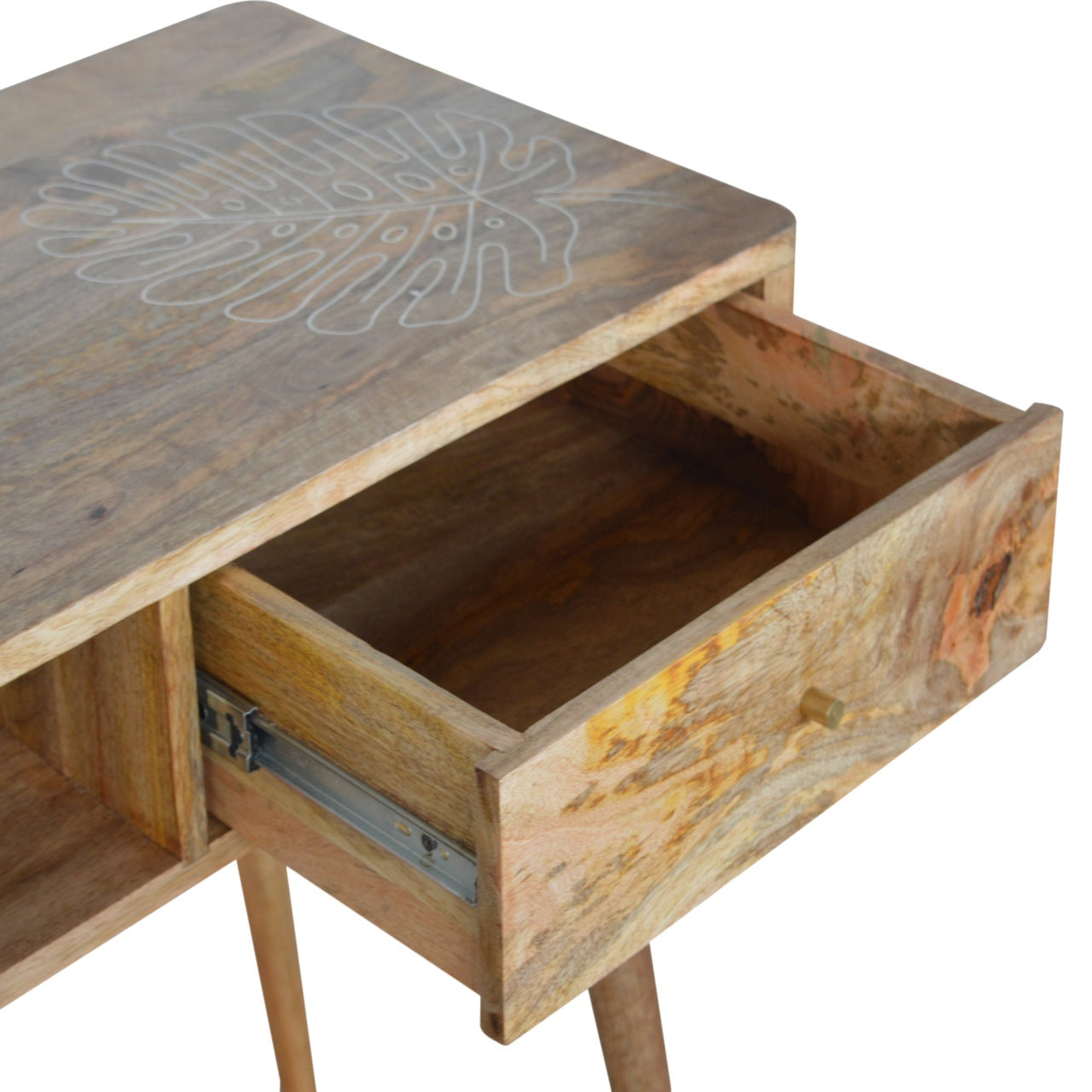 Leaf Embossed Writing Desk-5