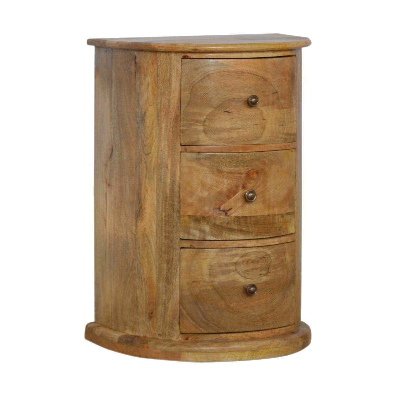 3 Drawer Serpentine Drum Chest-1