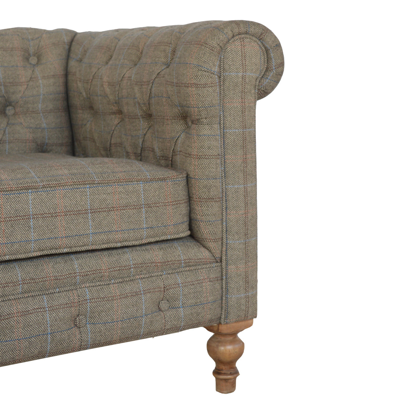 wholesale Multi Tweed 2 Seater Chesterfield Sofa for resale