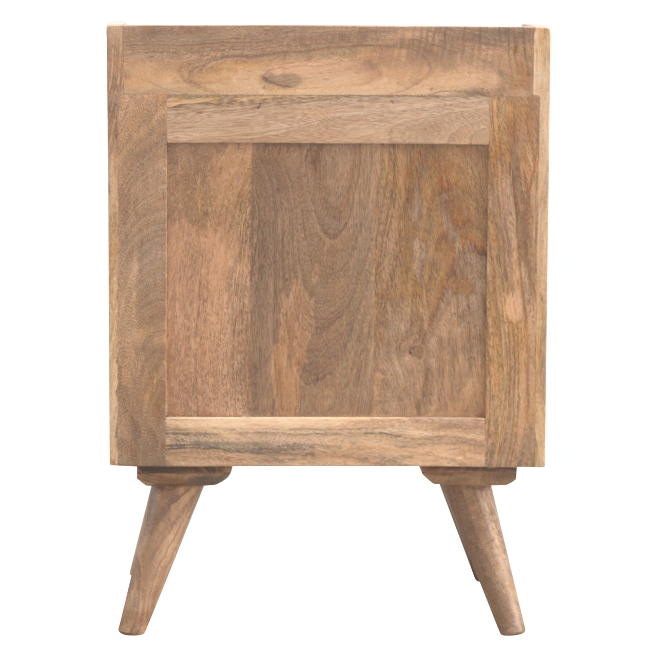 LuLu, 3 Drawer Gallery Bedside Table, D35cm x H63cm x W45cm