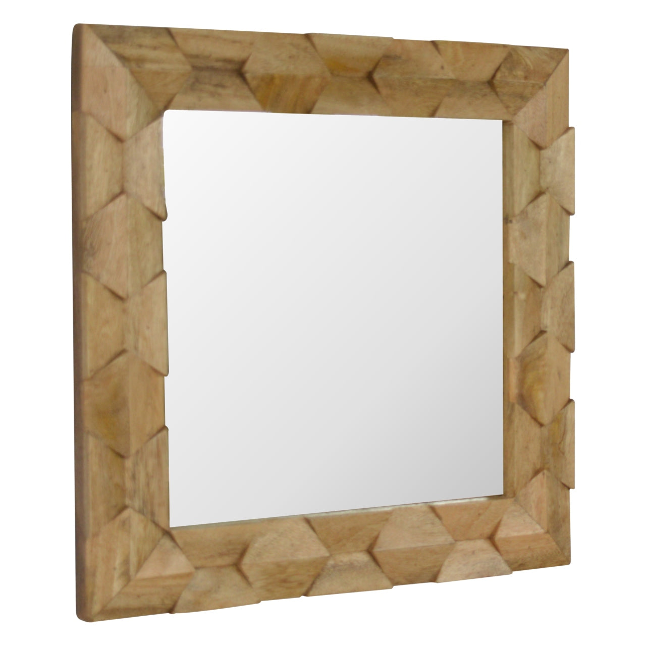 Pineapple Carve Square Mirror-1