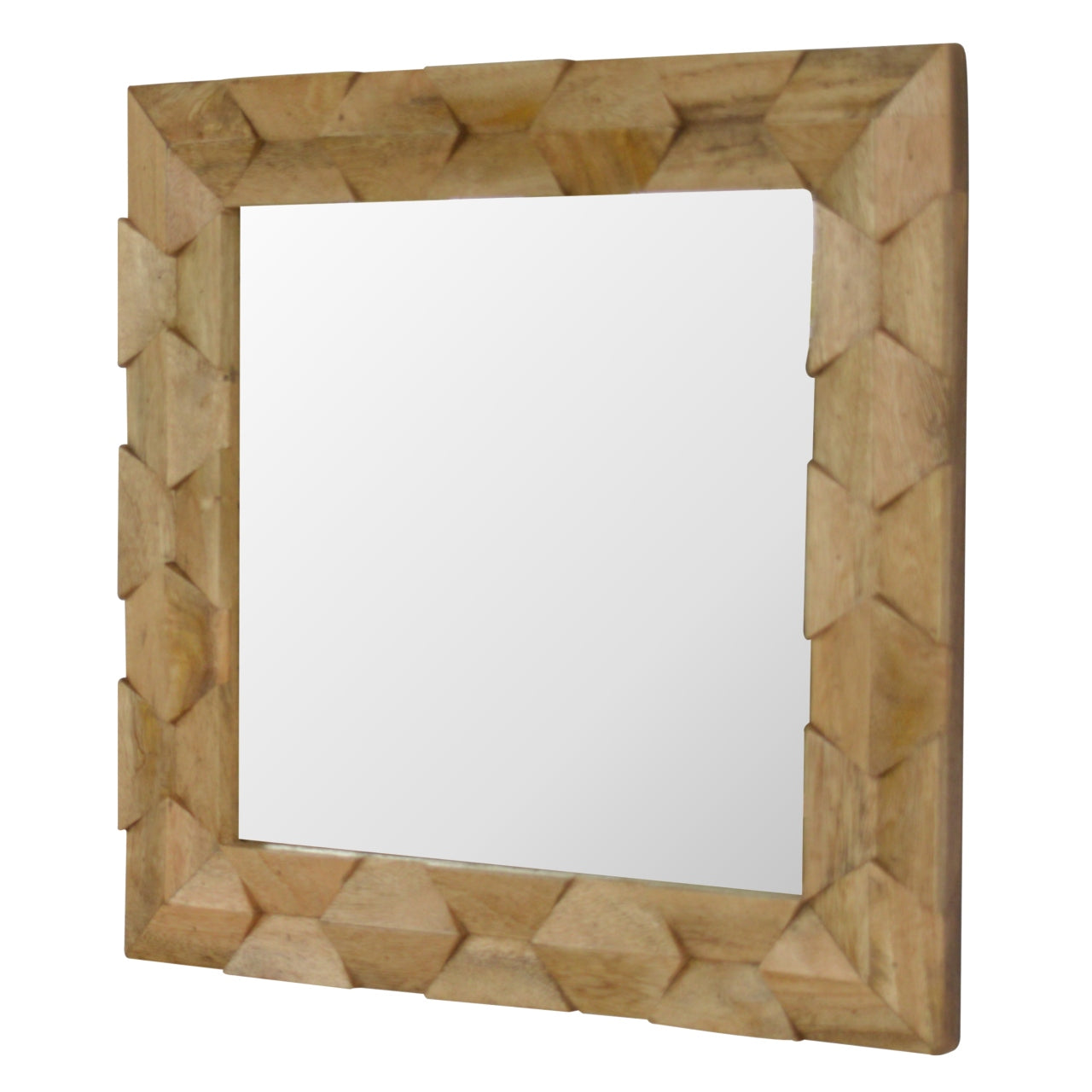 Pineapple Carve Square Mirror-3