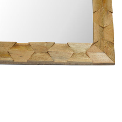 Pineapple Carve Square Mirror-4